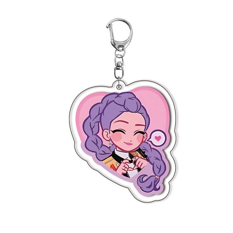 KPop Demon Hunters Acrylic Keychain: Rumi #3