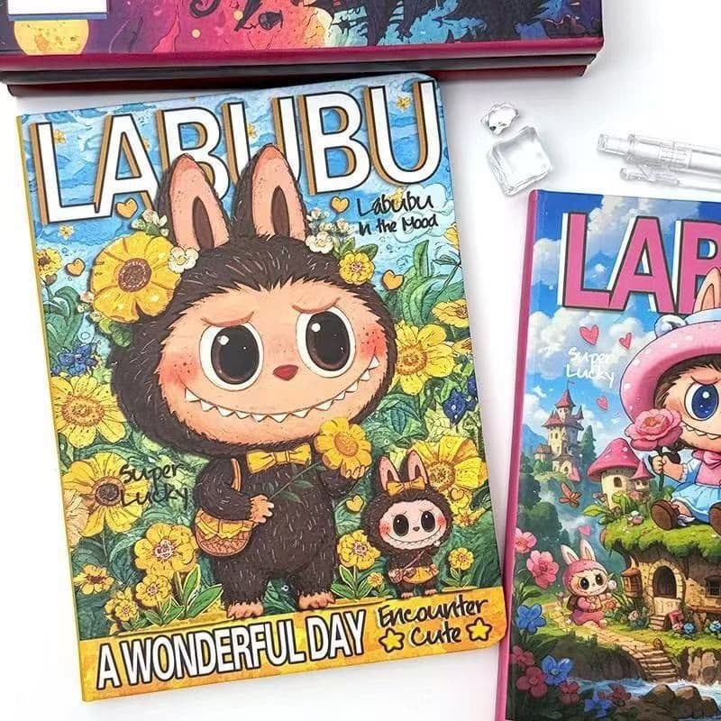 LABUBU A5 notebook: Sunflower