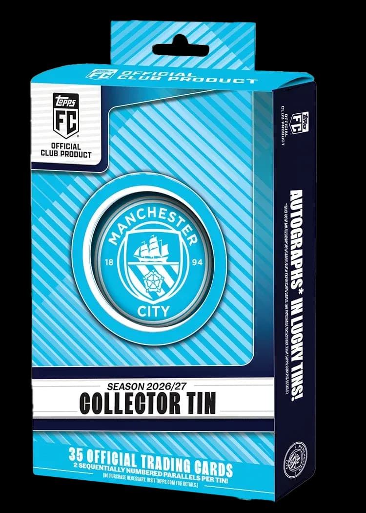 Topps Manchester City 2026/27 Soccer Collector Tin