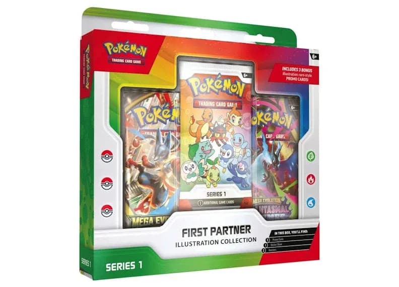 Pokémon First Partner Illustration Collection Series Box: Series 1 (2026)