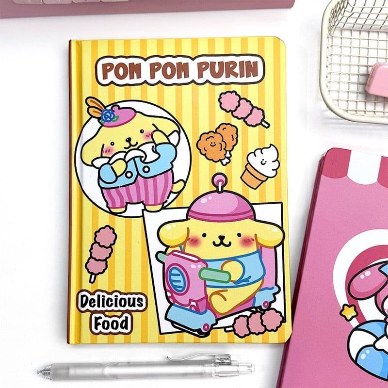 Sanrio Pom Pom Purin Sweets A5 notebook