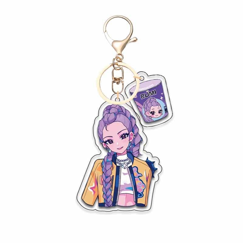 KPop Demon Hunters Acrylic Keychain: Rumi w/Tag